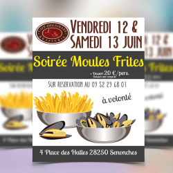 Affiches pour le Café des Halles - Soirées à thèmes